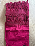 jupe rouge bordeaux